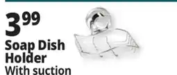 Ocean State Job Lot Chrome Soap Dish with Suction offer