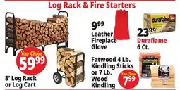 Ocean State Job Lot Log Rack & Fire Starters offer