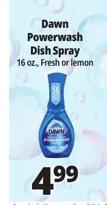 Ocean State Job Lot Dawn Powerwash Dish Spray offer