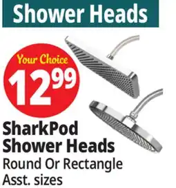 Ocean State Job Lot SharkPod Shower Heads offer