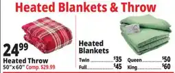 Ocean State Job Lot Heated Blanket & Throw offer