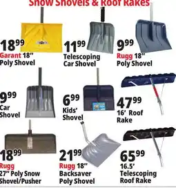 Ocean State Job Lot Snow Shovels & Roof Rakes offer