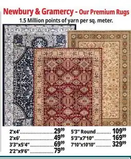 Ocean State Job Lot Newbury & Gramercy Rugs offer