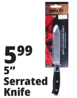 Ocean State Job Lot Santa Fe Professional Grade 5-Inch Serrated Utility Knife offer