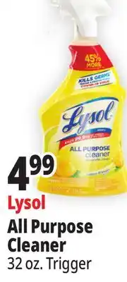 Ocean State Job Lot Lysol All Purpose Lemon Breeze Cleaner 32 oz offer