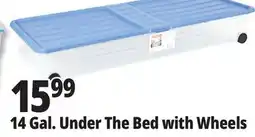 Ocean State Job Lot 14 Gal. Under The Bed with Wheels offer