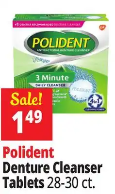 Ocean State Job Lot Polident Denture Cleanser Tablets offer