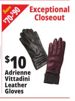 Ocean State Job Lot Adrienne Vittadini Leather Gloves offer