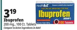 Ocean State Job Lot Ibuprofen 200 mg Tablets 100 Count offer