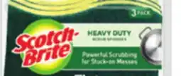 Ocean State Job Lot Scotch-Brite Non-Scratch Scrub Sponges 3 Pack offer