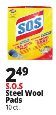Ocean State Job Lot Clorox S.O.S Steel Wool Pads 10 Count offer