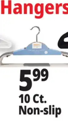 Ocean State Job Lot Nest Accents Non-Slip Clothes Hangers 10 Count offer