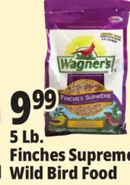 Ocean State Job Lot Wagner's Finches Supreme Premium Wild Bird Food 5 lbs offer