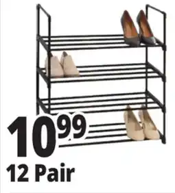 Ocean State Job Lot 112 Pair Shoe Racks offer