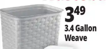 Ocean State Job Lot 3.4 Gallon Weave Wastebaskets offer