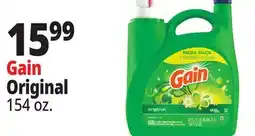 Ocean State Job Lot Gain + Aroma Boost Original Laundry Detergent 154 oz offer