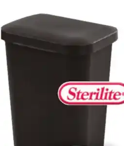Ocean State Job Lot Sterilite Step-On Black Wastebasket 11.9 Gal offer