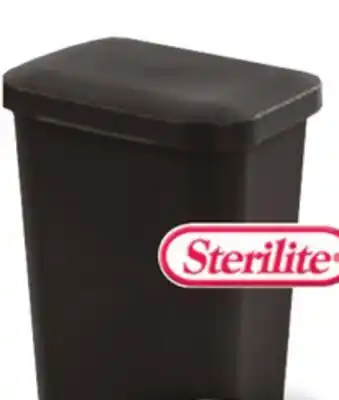 Ocean State Job Lot Sterilite Step-On Black Wastebasket 11.9 Gal offer