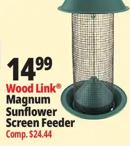 Ocean State Job Lot WoodLink Magnum Black Oil Sunflower Bird Feeder offer