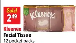 Ocean State Job Lot Kleenex Ultra Soft Pocket Pack Face Tissues 12 Count offer