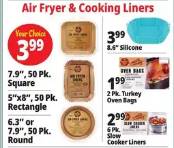 Ocean State Job Lot Baker's Choice Round Air Fryer Liners offer