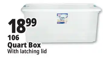 Ocean State Job Lot Sterilite Latch Top Storage Box 106 Qt offer