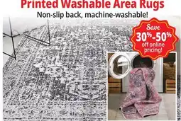 Ocean State Job Lot 3'x5' Printed Washable Area Rug offer