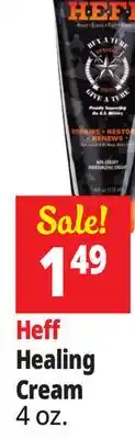 Ocean State Job Lot Heff Healing Cream offer