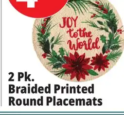 Ocean State Job Lot 2 Pk. Braided Printed Round Placemats offer
