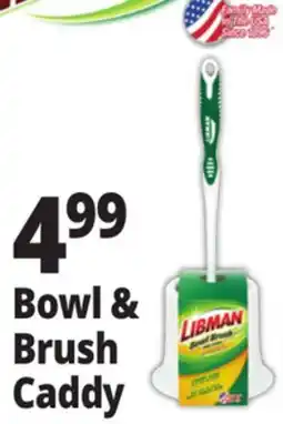 Ocean State Job Lot Libman Bowl Brush & Caddy offer