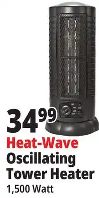 Ocean State Job Lot Heat-Wave Oscillating Tower Heater offer
