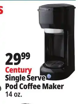 Ocean State Job Lot Century Single Serve Pod Coffee Maker offer