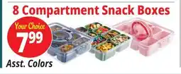 Ocean State Job Lot 8 Compartment Snack Boxes offer