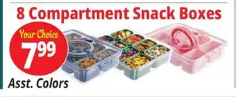 Ocean State Job Lot 8 Compartment Snack Boxes offer