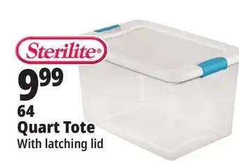 Ocean State Job Lot Sterilite Latch Top Storage Box 64 Qt offer