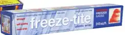 Ocean State Job Lot freeze-tite Premium Freezer Gauge Plastic Wrap 315 Sq ft offer