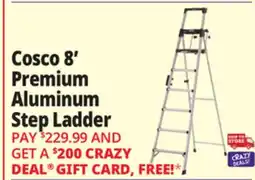 Ocean State Job Lot Cosco 8' Premium Aluminum Step Ladder offer