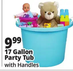 Ocean State Job Lot Gracious Living Party Tub with Rope Handles 17.8 Gal offer