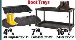 Ocean State Job Lot Boot Trays offer