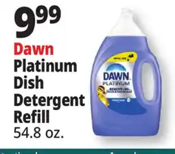 Ocean State Job Lot Dawn Platinum Dish Soap Liquid Refill 54.8oz offer