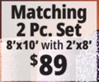 Ocean State Job Lot Matching 2 Pc. Set offer