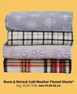 Meijer Room & Retreat Cold Weather Flannel Sheets offer