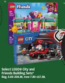 Meijer Select LEGO City and Friends Building Sets offer