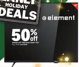 Meijer Element 40" FHD Xumo Smart TVs offer
