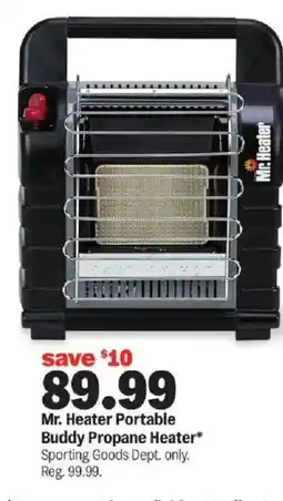 Meijer Mr. Heater Portable Buddy Propane Heater offer