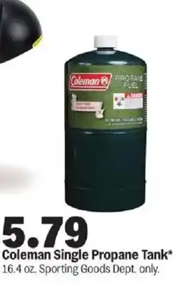 Meijer Coleman Single Propane Tank offer