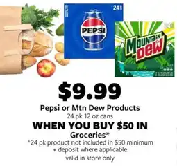 Fareway Pepsi or Mtn Dew offer