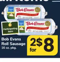 ACME Bob Evans Roll Sausage offer
