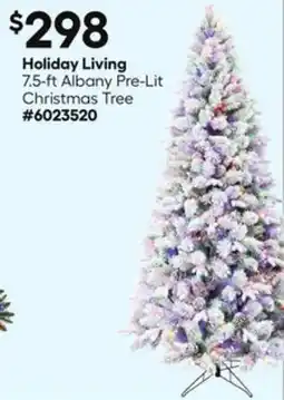Lowe's 7.5-ft Albany Pre-Lit Christmas Tree offer