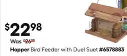 Lowe's Hopper Bird Feeder with Duel Suet offer